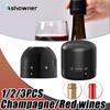 3pcs Red Wine Bottle Cap Vacuum Stopper Bottle Cap Silicone Champagne Stopper Can Keeping Fresh For Redwine Retain Plug Bar Tool