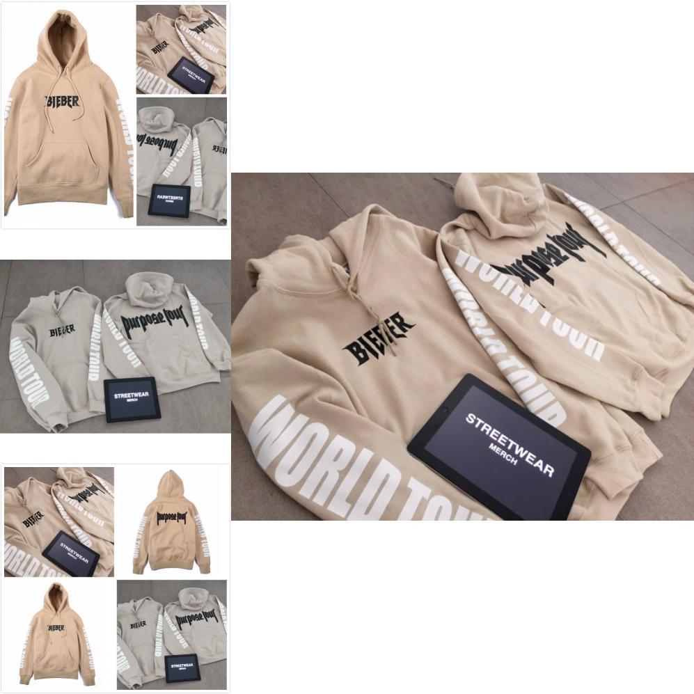 Джастин Бибер Purpose The World Tour Модная Худи Толстовка Свитшот