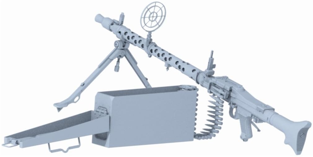 Ety Model WW2 German MG34 Machine Gun Magazine Resin Kit 1/6 & (3D Printed) P06-002 (Military)