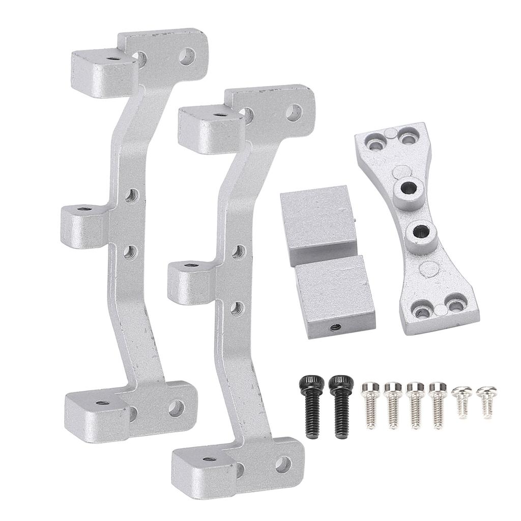 Модификация радиоуправляемой машины Сиденье рулевой тяги с кронштейном рулевого механизма задней оси для MN 112 99S D91 D90Серебристый