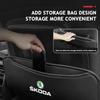 BATI3 Car Seat Anti-Kick Pad Back Anti-Dirt Protector Cover For Skoda Kodiaq Kamiq Karoq Fabia Yeti Octavia Rapid Scala Enyaq Superb