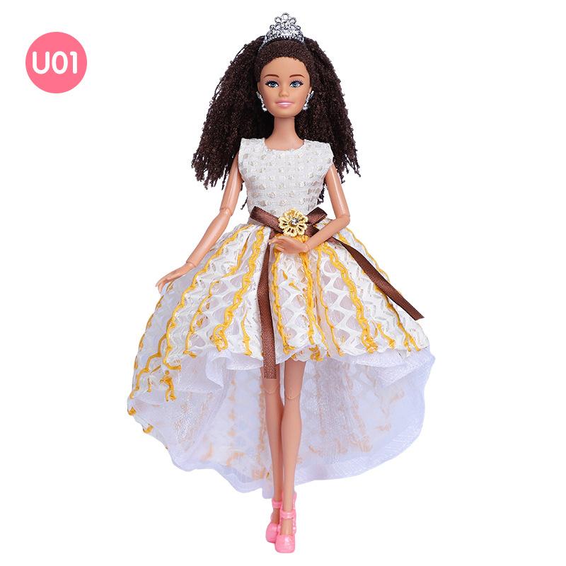 Кукла Барби 30 см с грязными косичками, европейская и американская личность, многосуставной подвижный целый комплект упакованной кукольной кружевной одежды