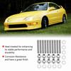 Stainless Steel Header Black Exhaust Manifold Head Stud Bolt Kit Bolts for Honda Acura