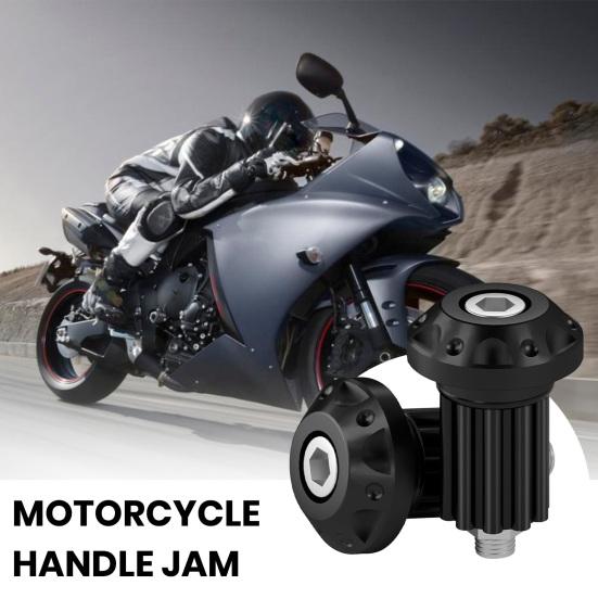 1 Pair Motorcycle Handlebar End CNC Aluminum Alloy Universal Motorbike Scooter Grip Handle End Plug Trim Cover Modification Accessories