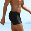 Мужские дышащие плавки больших размеров, однотонные купальники, пляжные шорты, тонкая одежда