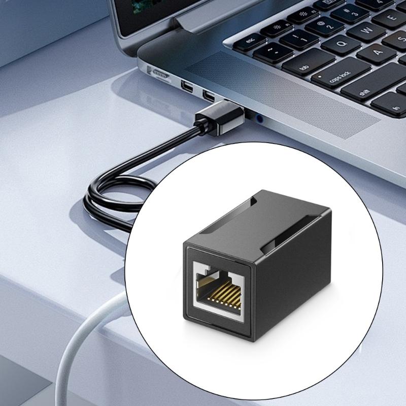 Качественный разъем RJ45 Cat7 Ethernet Gigabit сетевой удлинитель для Cat7/Cat6/Cat5e Быстрая передача данных Помехоустойчивость
