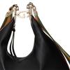 Gucci Attache Series Gold Hardware Detachable Woven Shoulder Strap Leather Crossbody Bag Large Women bags Black 702823-UXWBG-1037