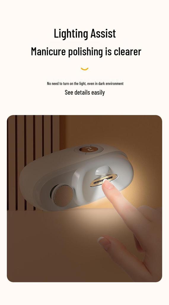 Electric Nail Clipper & Grinder: Two-in-One for Adults, Infants, Children & Elderly - Anti-Pinch Design for Safe Manicures