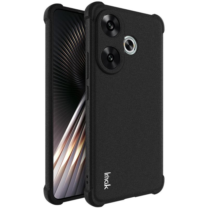 IMAK Чехол для Xiaomi Redmi Turbo 3 5G/Poco F6 5G Матовый ТПУ Ударопрочный С воздушной подушкой Чехол для телефона