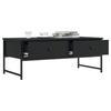 VidaXL Table basse noir 101x49x39,5 cm bois d'ingénierie 837737