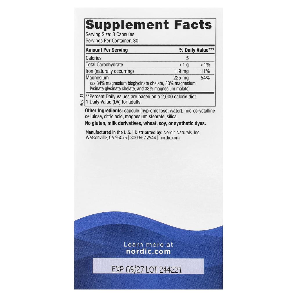 Magnesium Complex, 90 Capsules