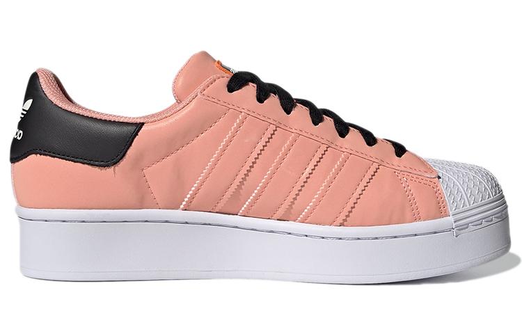adidas Originals Superstar Collection Кеды для скейтбординга Женские Низкие Розово-Оранжевые FW3573