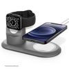 Двойная подставка для зарядки MagSafe: Совместимо с Apple Watch и iPhone 12