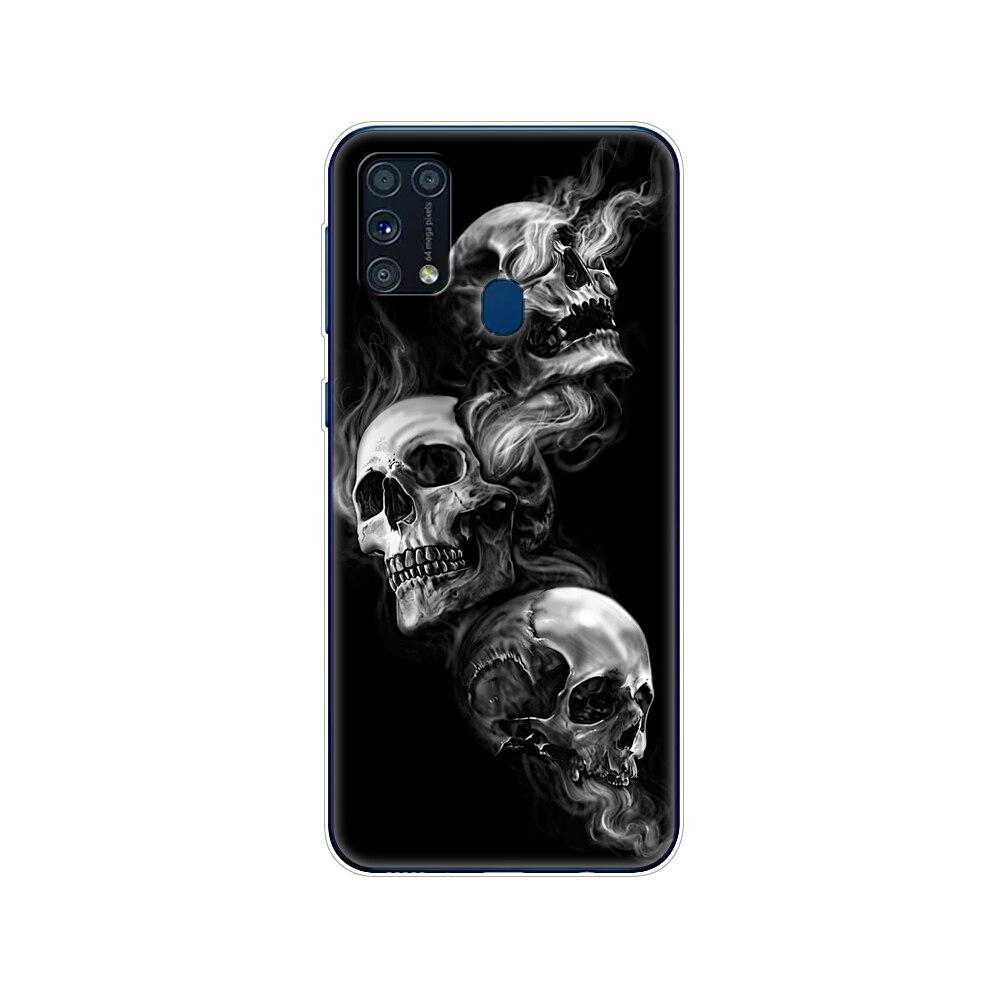 For Samsung M31 Case 6.4" Silicon Soft Tpu Cover For Samsung Galaxy M31 M 31 SM-M315FZBVSER M315 Phone Back Protective Shell