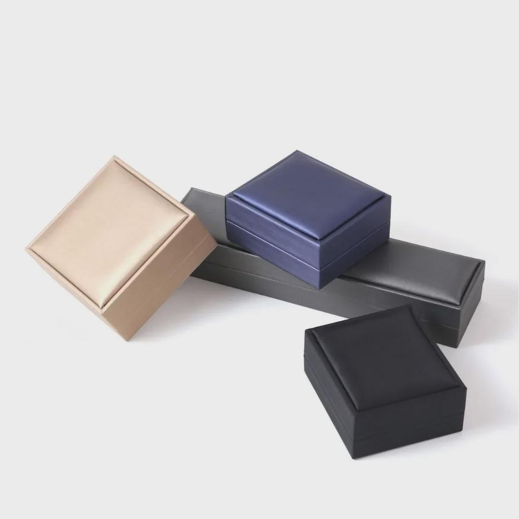 Premium PU Leather Jewelry Storage Box for Rings, Necklaces, and Earrings