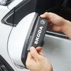 lbrdy0 2PCS Car Styling For Skoda Octavia Rearview Mirror Rain Blade Rubber Eyebrow Water Rainproof Cover A7 Yeti Kodiaq RS Fabia Rapid