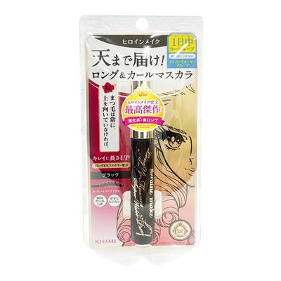 Водостойкая удлиняющая подкручивающая тушь для ресниц 6 г, 1 шт, черная