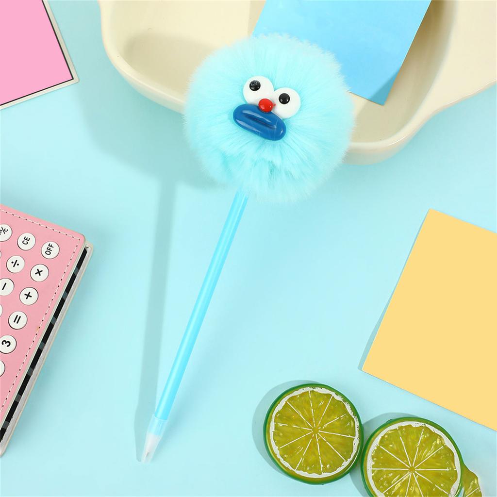 Шариковая ручка Furry 6 шт. 1,0 мм, многоразовая, эргономичная, многоразовая, для женщин и девушек, пишущая забавная, офисная, письменная принадлежность