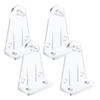 10pcs Hold Down Brackets Clear Plastic Blinds Bottom Holder Clips for 2 Inch Horizontal Blinds Window Shades