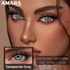 AMARA 1 пара цветных контактных линз для глаз Синие контактные линзы Серые контактные линзы для глаз Красочный макияж Зеленые контактные линзы Ежегодно 2 шт.