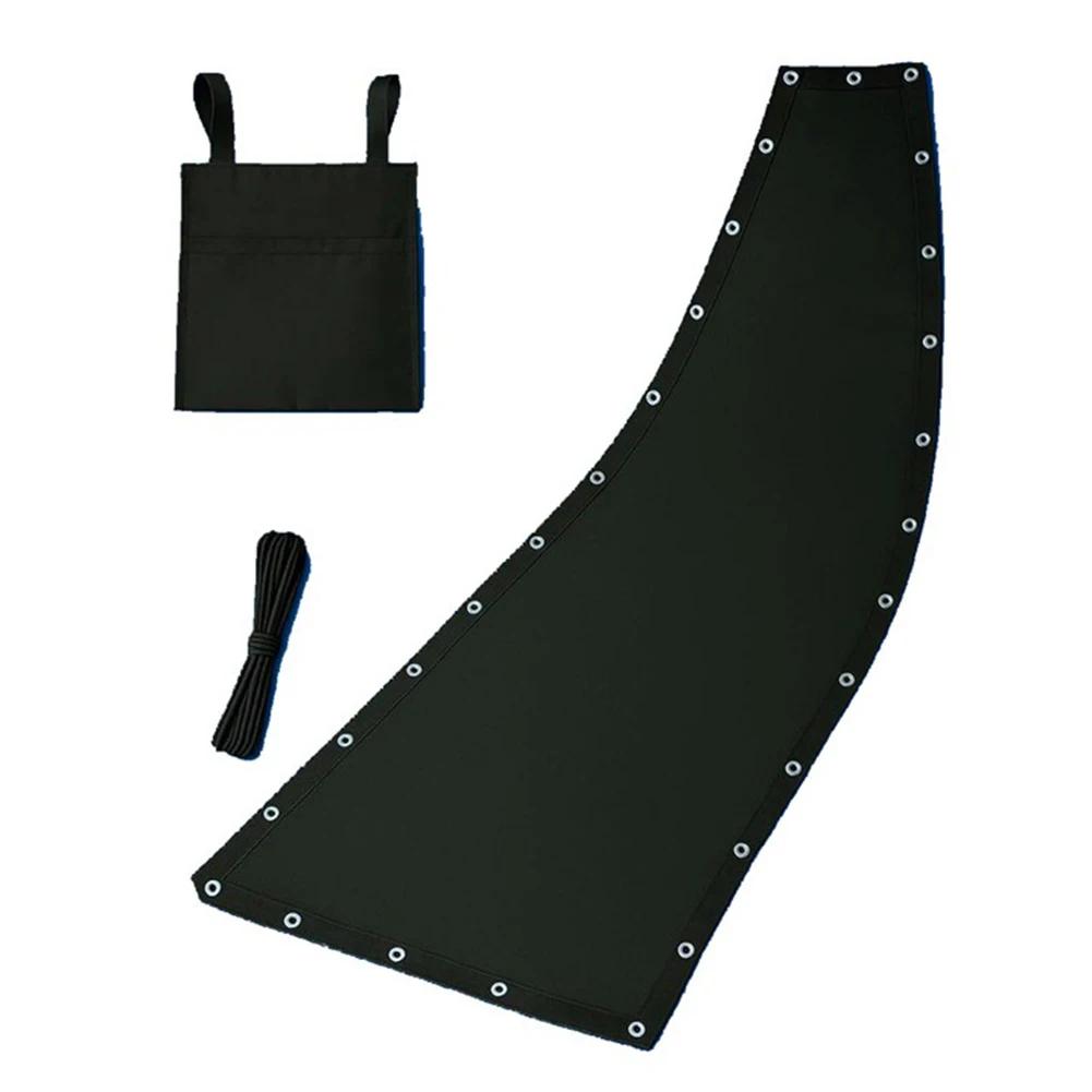 Черная сменная ткань для сиденья для тканевого подвесного кресла-качели Чехол для подвесного кресла-качели Улучшенный процесс легкой установки