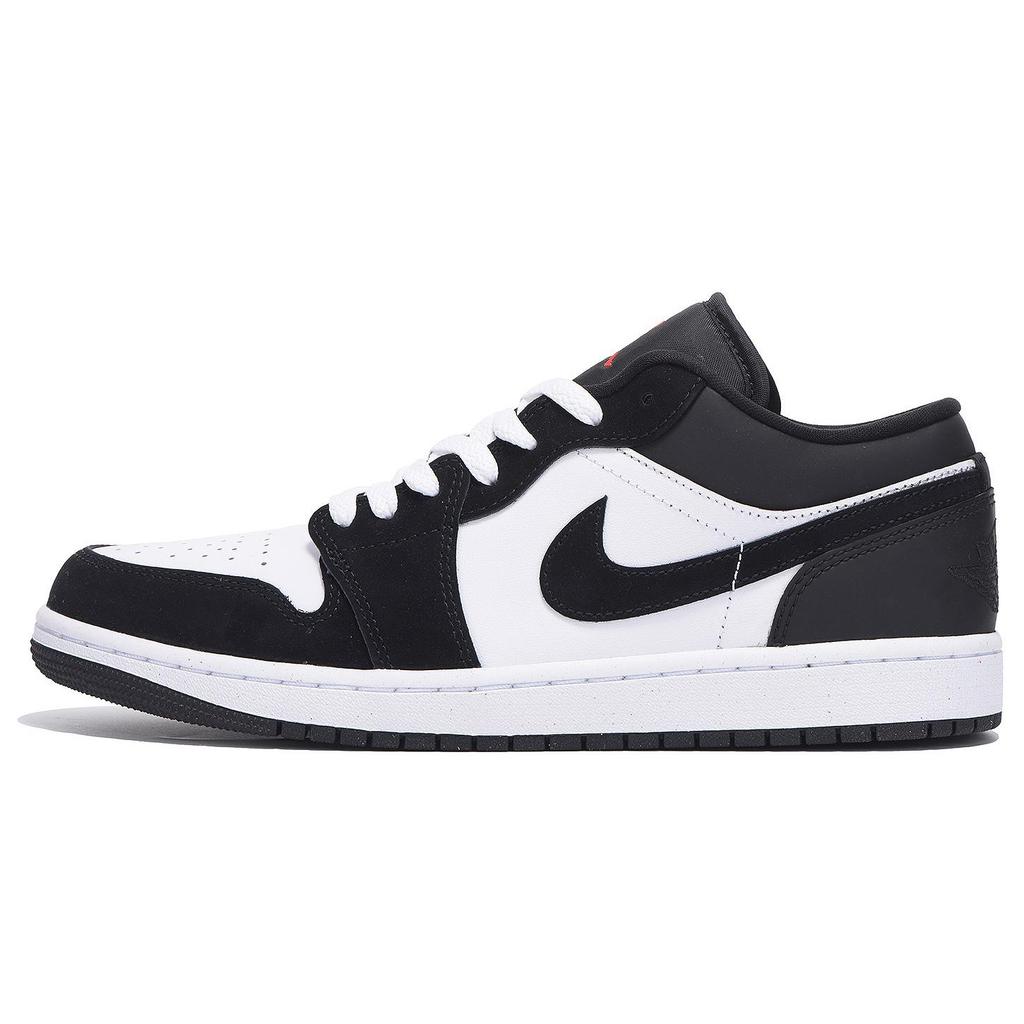 Jordan Air Jordan 1 Leather Slip Resistant Abrasion Resistant Coverage Low top Vintage Basketball Shoes Unisex HF3148-106(Team-SBOX)