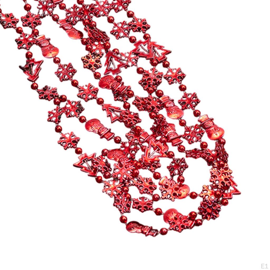 Рождественская елка бусины гирлянда рождественский декор в форме снеговика практичное удобное украшение подвесное
