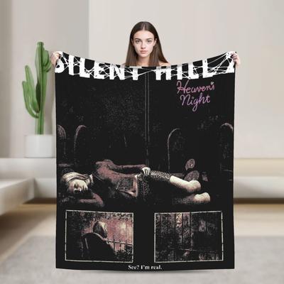 Одеяло Silent Hill 2 Horror Games разных размеров, супермягкое, уютное, пледы SH2 для дивана, кушетки и кровати