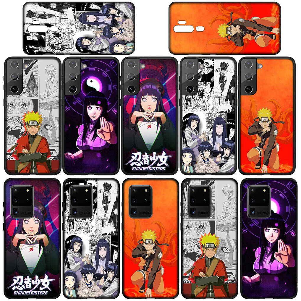 for Samsung Galaxy S25 S24 S23 S22 Ultra FE Plus A17 A37 A57 A56 A55 A06 A16 A15 A36 A26 A35 A05 A25 A54 A34 S9 Phone Case Hinata Hyuga Naruto Cover