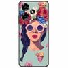 Для Infinix Hot 30i NFC Чехол X669D Силиконовый Волк Лев TPU Мягкий Fundas Для Infinix Hot 30i X669C Hot30i 2023 Защитный Черный Capa