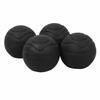 4Pcs Chair Leg Protectors Rubber Anti-Slip Covers for Camping Moon Chair (Black)
