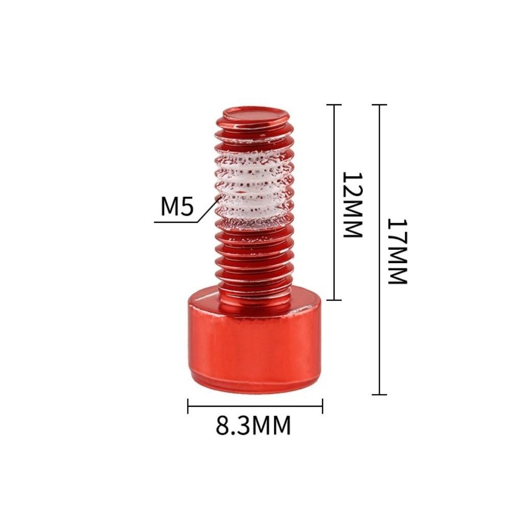 Hex Socket Water Bottle Cage Bolts M5×12mm Bike Holder Bolts Bike Bottle Cage Screws Bicycle