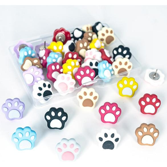 30Pcs Push P,Decorative Push Pin,Cute Thumb Tacks Cute Office Decor for Cork Board Bulletin Board,Desk Accessories Aesthetic,Classroom Decor,Business