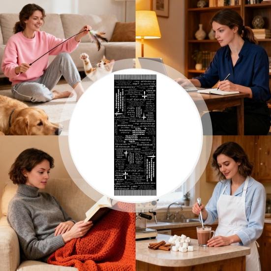 Женская молитвенная шаль Мягкая Удобная посадка Христианская молитвенная шаль Духовный дизайн Религиозная молитвенная накидка Медитация Вера Размышление Шарф