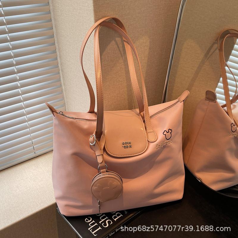 Trendy Women's Bag 2025 New Fashion Commuter Tote Bag Casual Large Capacity Handbag Shoulder Bag Nylon Bag