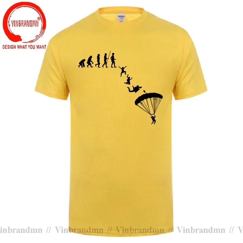 Skydiver Skydiving Skydive Evolution T Shirt Unisex Sky Diving Diver Dive Tshirt Funny Paragliding Shirt Parachute Lover Tee Shirt
