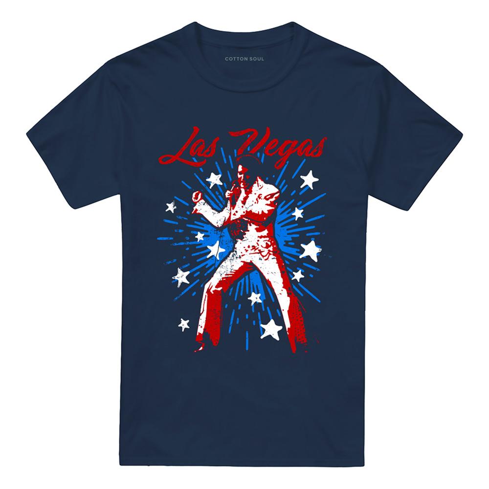 Elvis Presley Unisex Adult Vegas Superstar T-Shirt