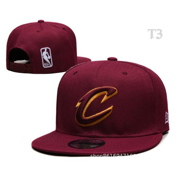 Nba Cavaliers James The Same Flat Edge Baseball Cap Flat Cornice Hat Hip Hop Burgundy Men'S And Women'S Hipster Hat