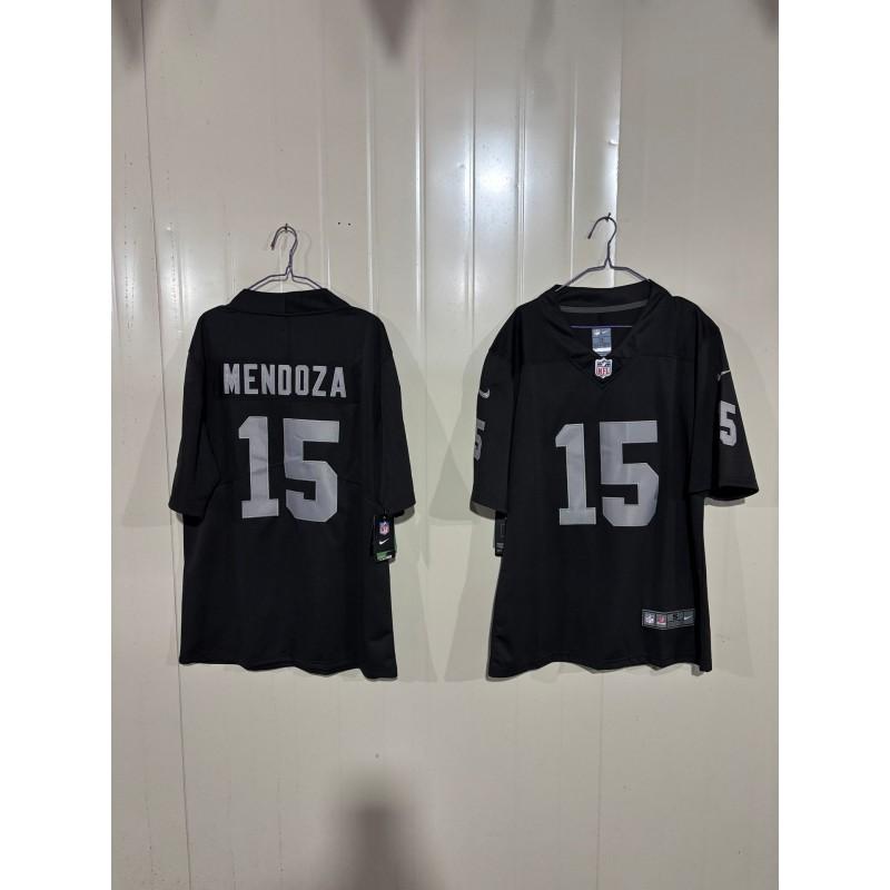 Mens Oversized Embroidered American Football Jersey Tigers Raiders Team Sportswear Loose Fit Cotton Blend