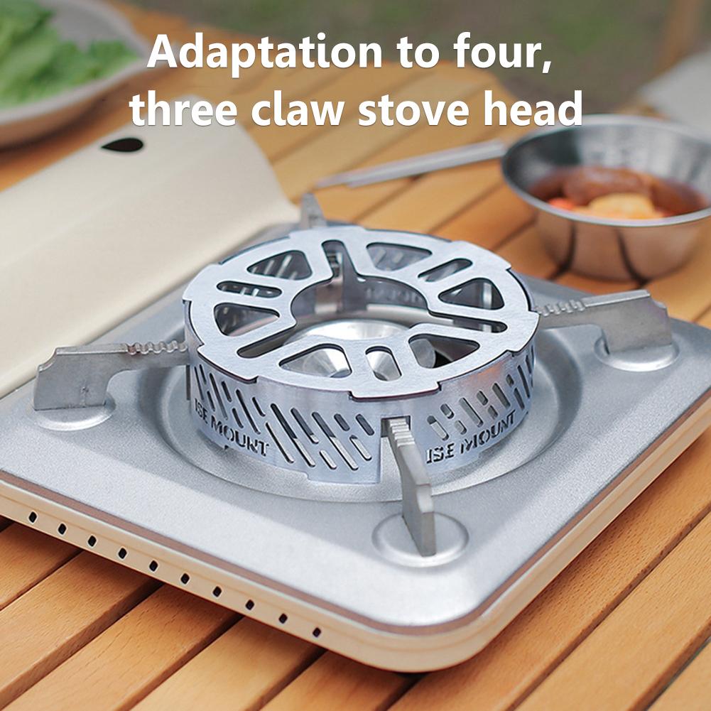 Outdoor Stove Windshield Portable Camping Stove Windproof Ring High-temperature Resistant Camping Picnic Cooking Supplies
