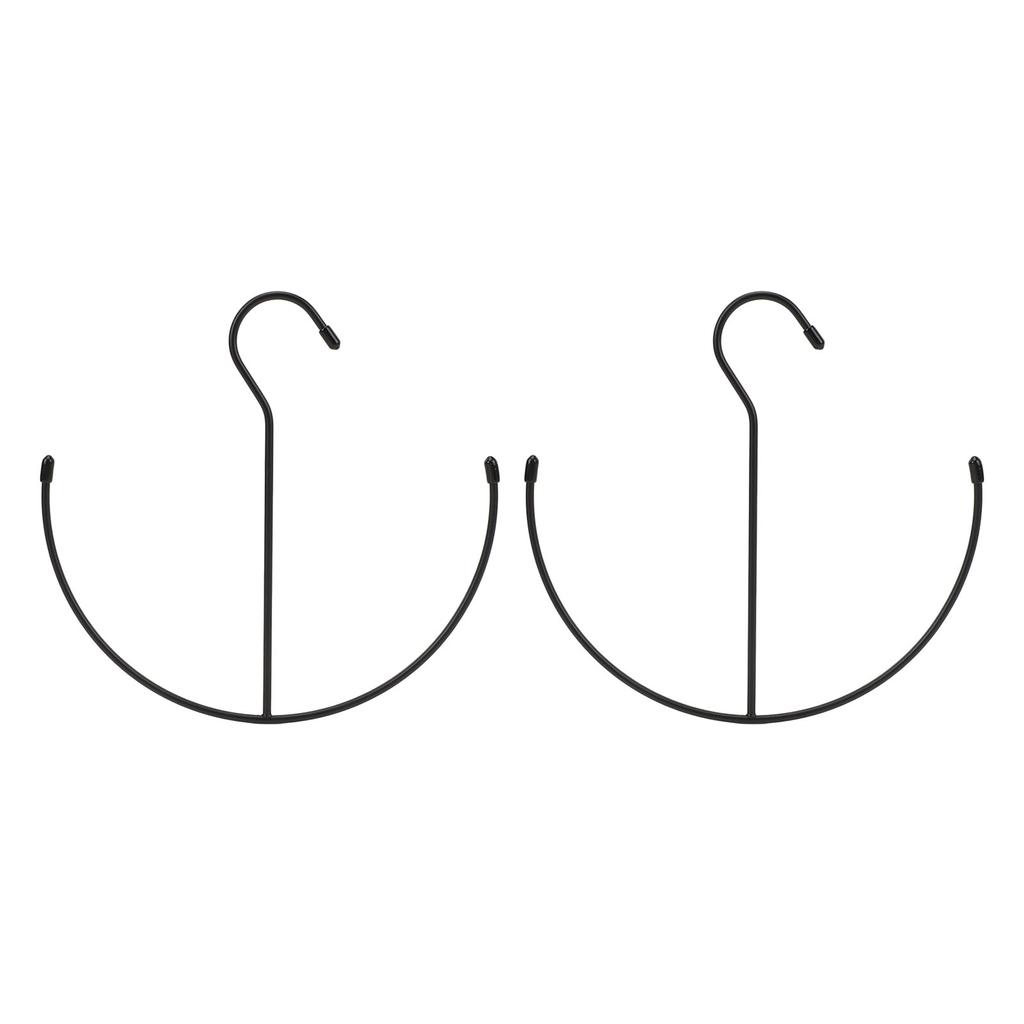 2 шт. вешалки для шляп для шкафа, плоская якорная форма, держатель для шляп, органайзер, черный цвет