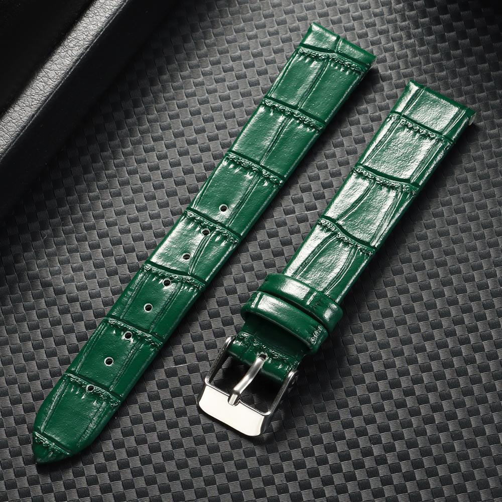 8мм 10мм 12мм 14мм 16мм Универсальный кожаный ремешок для часов для мужчин и женщин, сменный ремешок для часов, мягкие тонкие браслеты, ультратонкие ремни