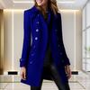Autumn and Winter Woolen Coat Women's Medium and Long Double-breasted Fashion Woolen Coat