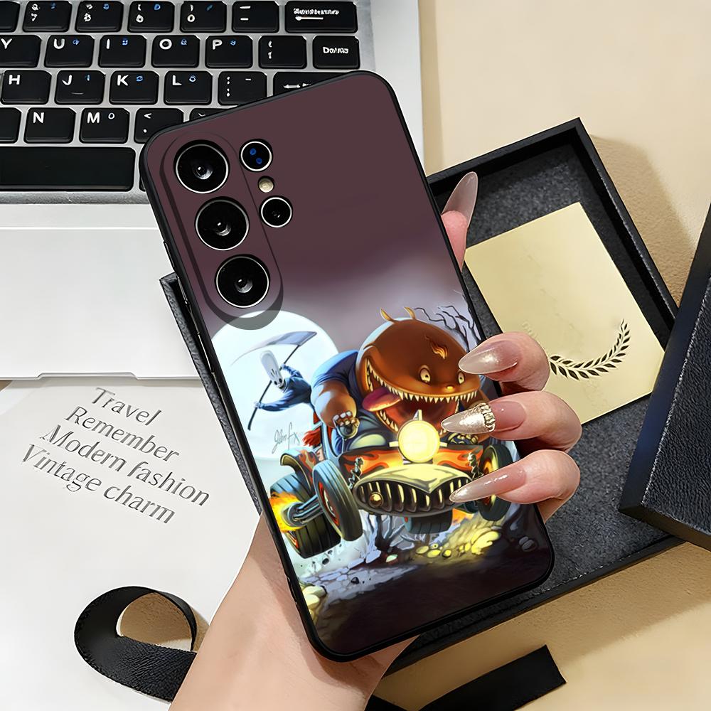 G-Grim F-Fandango Phone Case For Samsung S26 S25 S24 FE S23 S22 S21 Plus S20 Ultra Note20Ultra Black Soft Shell