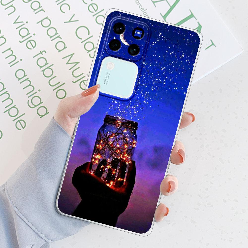 Чехол-задняя крышка для Vivo V30 Pro 5G Для Vivo V29 Pro Funda Ударопрочный прозрачный мягкий силиконовый чехол для телефона для Vivo V30 V29E TPU Coque