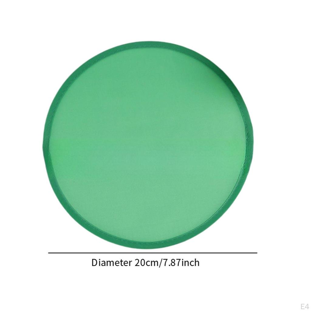 Складной веер из 10 предметов, Летающий диск, Классический, Диаметр 20 см, Круглый, Портативный для