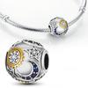 Original Charms Copper Simple Moon, Sun, Stars, Beads Fit Charms Plata Bracelets For Women Women Jewelry Making Diy