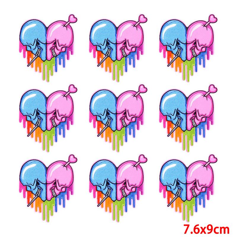 10 шт./лот, оптовая продажа, вышивка, железные нашивки для одежды, нашивки для одежды, куртки, декор, аппликация, принадлежности для шитья