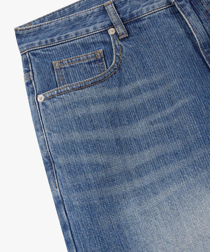 STUDIO TOMBOY [Men] Striped Texture Denim Pants _Blue_9156362832