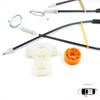 BWR5617 Window Regulator Repair Kit Left Door for DAF Truck XF105 FA FT 2005-On 1779721 